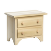 Handcrafted wooden mini dresser with two functional drawers, made by Amish artisans in the USA, designed for children's doll play, part of Toys, Books & Games and Wooden Toys collections.