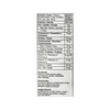 Nutrition facts label showing calories, fat, cholesterol, sodium, carbohydrates, fiber, sugars, protein, vitamins, calcium, and iron content per 100 grams, with storage instructions in English, French, and Spanish, relevant for Kitchen & Food, Food, Dry Goods and Mixes collections.