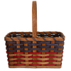 Handwoven Flag Basket - Amish Made