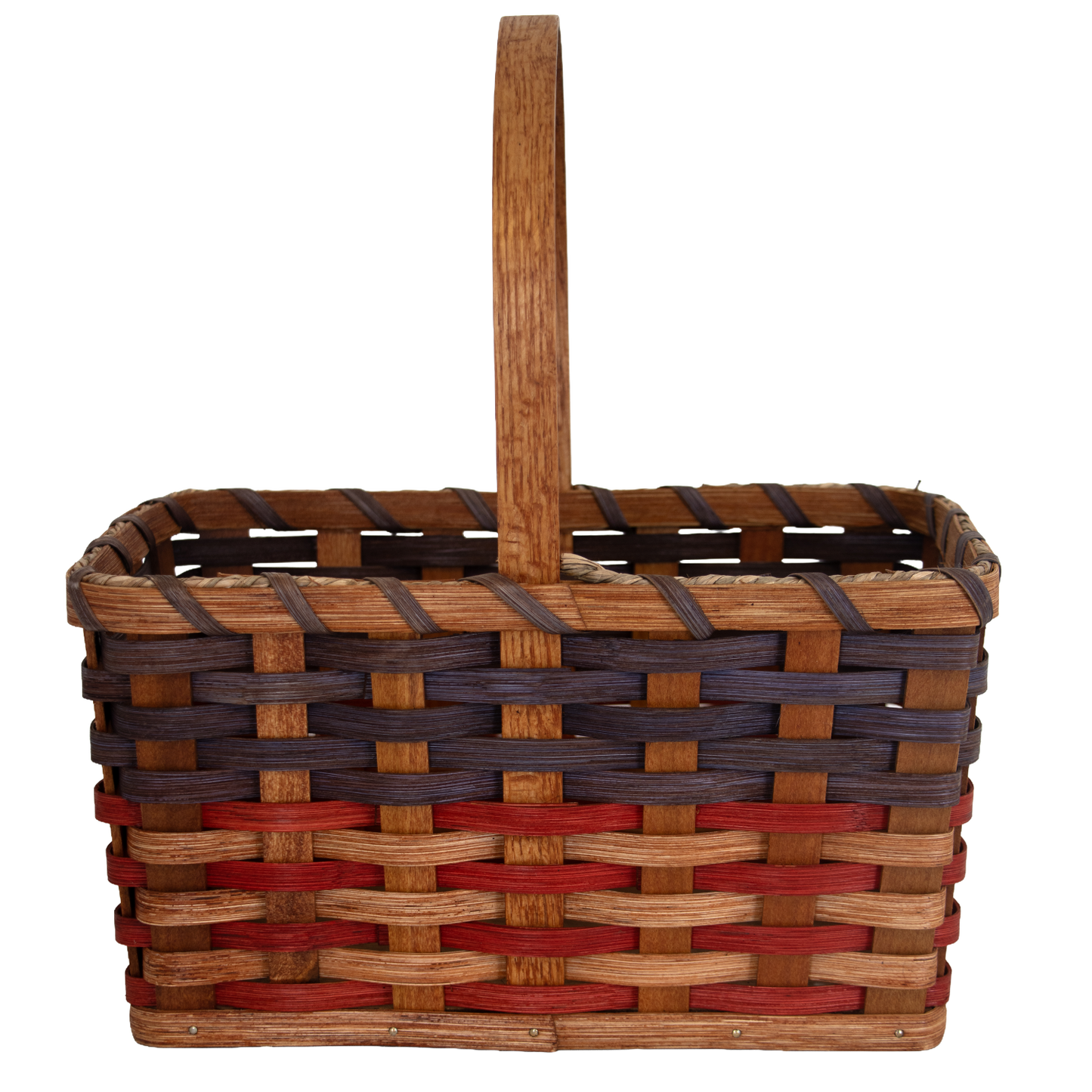 Handwoven Flag Basket - Amish Made