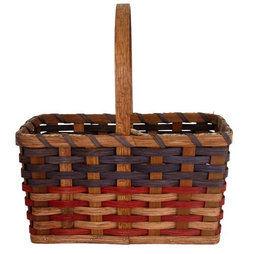 Handwoven Flag Basket - Amish Made