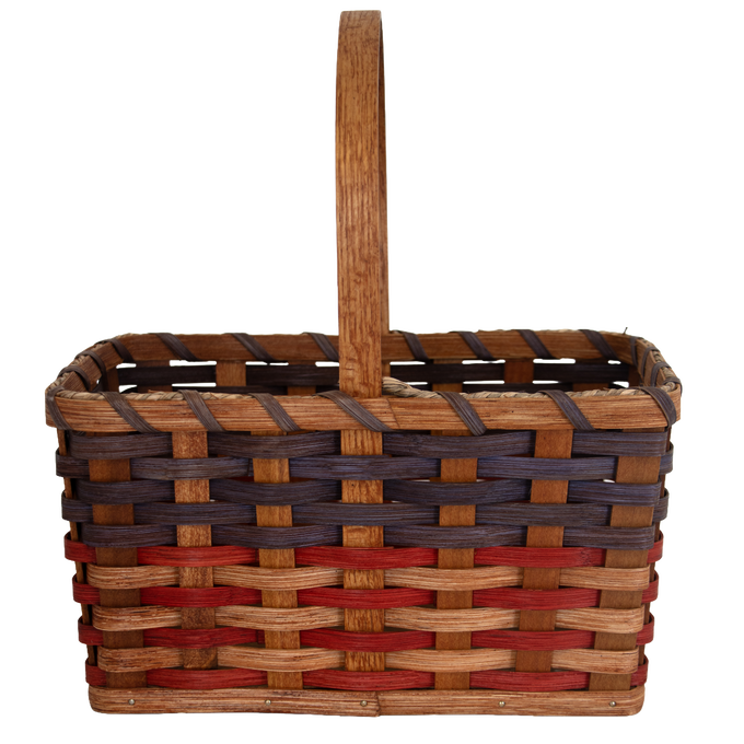 Handwoven Flag Basket - Amish Made