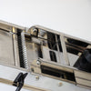 Stainless steel kitchen mandoline veggie slicer with built-in straight and crinkle-cut blades, designed for efficient food prep, featured in Kitchen & Food and Food Prep collections.