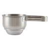 Stainless steel vintage-style flour sifter with easy one-handed operation and dishwasher safe design, ideal for Kitchen & Food, Cookware, Baking Supplies, and Kitchen Gadgets collections.