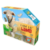 Colorful animal-shaped jigsaw puzzle box featuring a unique lamb design with 100 large pieces, ideal for children's toys, games and puzzles, and best sellers collections.