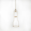 Solid brass hanging bracket designed for oil lamps, showcasing a vintage-inspired frame suspended by a chain, ideal for lamps and lighting collections.