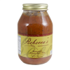 Glass jar filled with handcrafted tomato basil soup featuring a golden lid and a beige label, part of Kitchen & Food, Food, Soups, USA Made, and Best Sellers collections.