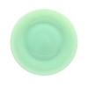 Handcrafted pale green glass plate with a smooth, glossy finish, made in the USA and perfect for Kitchen & Food, Storage and Serving, USA Made, and Best Sellers collections.