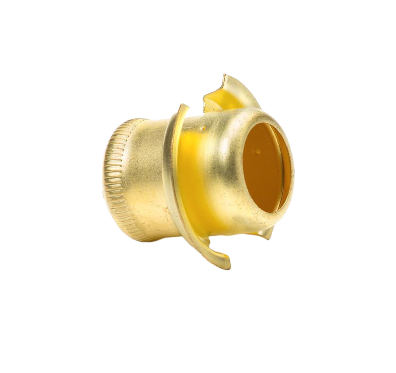 Brass wick cleaner featuring a rounded open design with curved edges, suitable for lamps and lighting, parts and accessories, and wick maintenance collections.