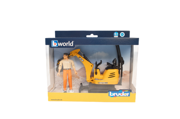 Bruder Toys JCB 8010 CTS Micro Excavator with Worker