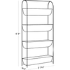 Tall fabric balcony garden planter with four deep tiers for growing vegetables and herbs, designed for small spaces, ideal for Farm, Garden & Tool and Garden Accessories collections.