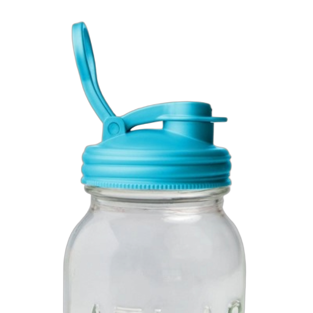 reCAP Mason Jar Pour Lid with Carry Loop - Wide Mouth