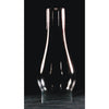 Clear glass oil lamp chimney with a 4-inch base and rounded bulge, crafted for use in lamps and lighting, chimneys and globes, featured in best sellers and promo eligible collections.