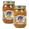 Two glass jars of Amish-made Southern Chow-Chow relish in hot and mild varieties, perfect for Kitchen & Food, Pantry, USA Made, Best Sellers, and Promo Eligible collections.