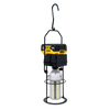 Compact hanging LED light with a push rocker switch and built-in battery adapter, compatible with Milwaukee and DeWalt batteries, featured in Lamps & Lighting, Battery, Solar, LED, and Best Sellers collections.