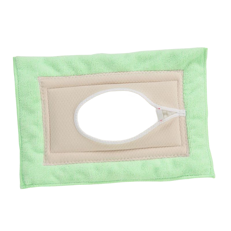 Handcrafted Amish made replacement microfiber mop head in soft green and beige, designed for gentle wall cleaning, part of household and USA made cleaning tools collections.