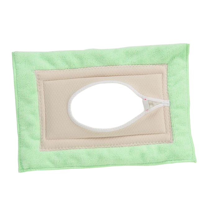 Handcrafted Amish made replacement microfiber mop head in soft green and beige, designed for gentle wall cleaning, part of household and USA made cleaning tools collections.