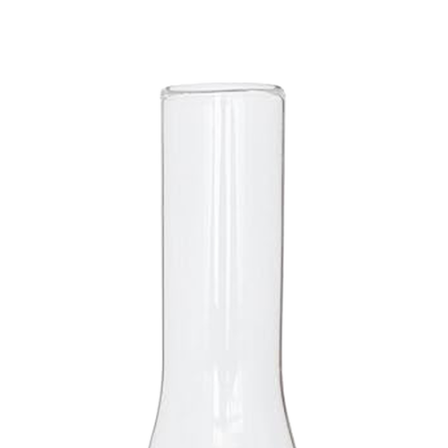 Clear glass lamp chimney with a smooth cylindrical shape and 1-5/8 inch base, designed for use in lamps and lighting, featured in Lamps & Lighting, Parts and Accessories, Chimneys and Globes, Best Sellers, and Promo Eligible collections.
