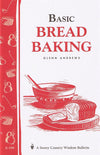 Cover of a simple bread baking guide featuring a red and white illustration of a mixing bowl with a spoon and sliced loaf of bread, ideal for Toys, Books & Games and Bread Making Supplies collections.