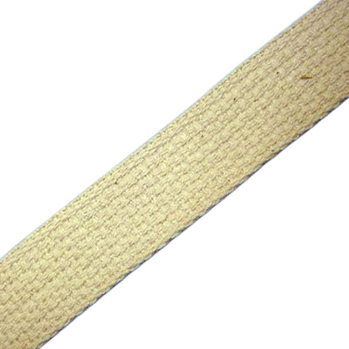 Close-up of a flat, braided cotton wick piece designed for large olive oil lamps, handcrafted in the USA and featured in Lamps & Lighting and Oil Lamps collections.