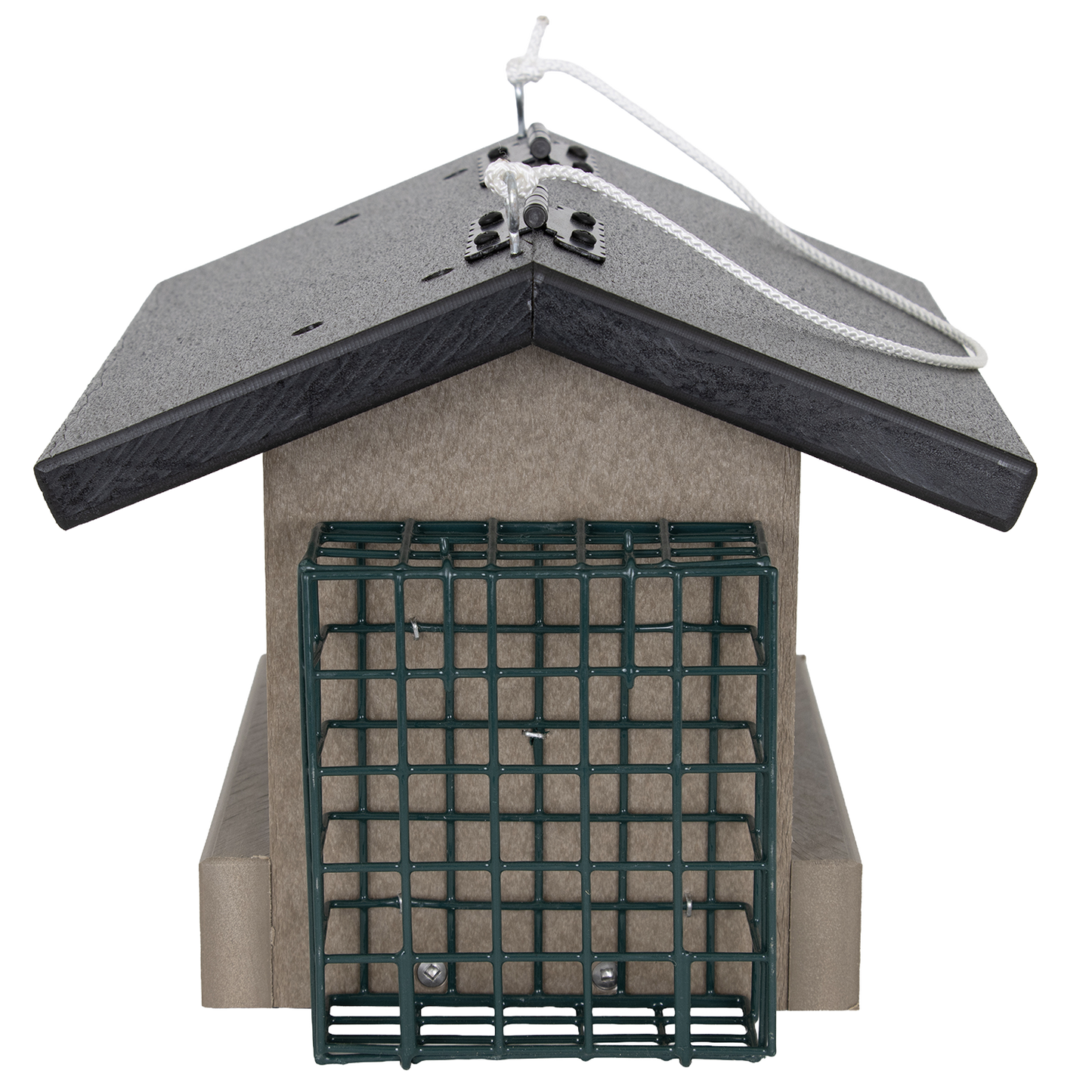 Small Polywood Bird Feeder with Suet Bin – Amish Made