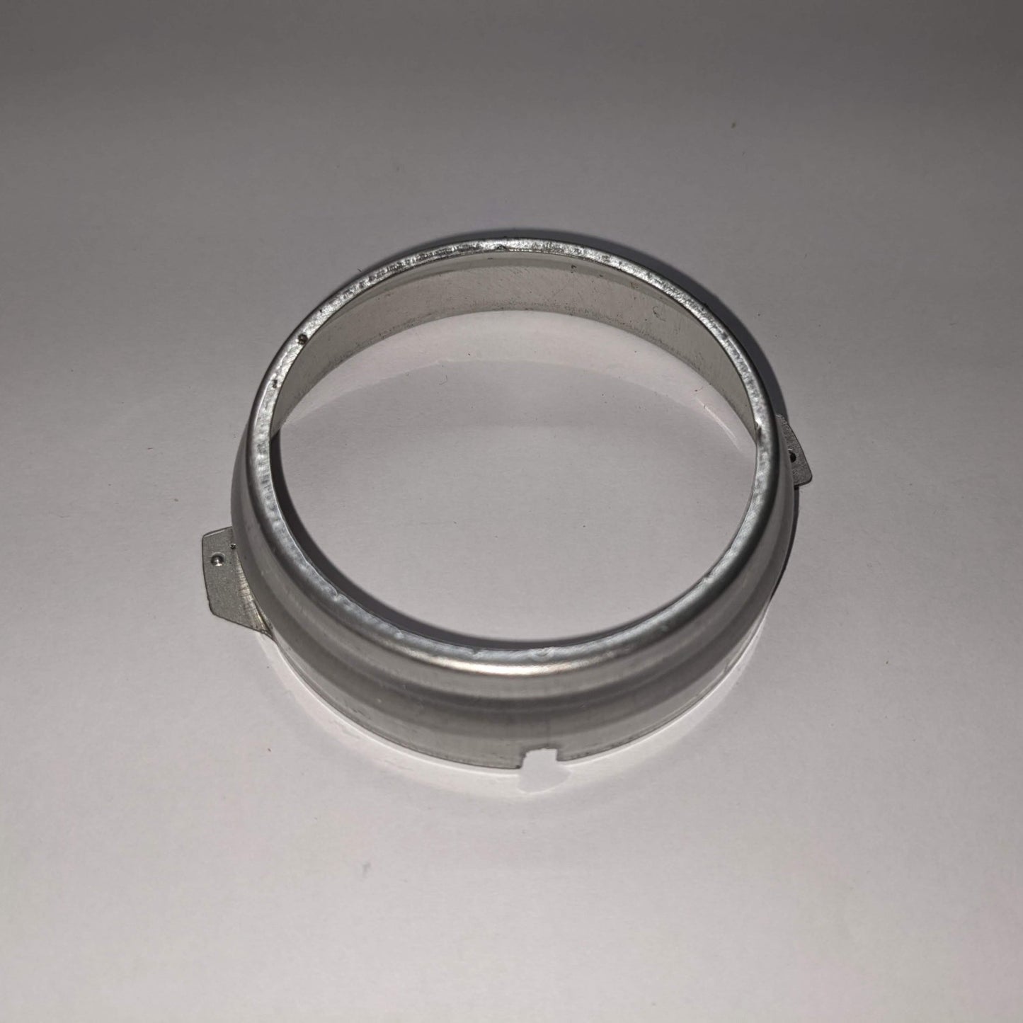 Handcrafted metal retaining ring with a vintage finish designed for secure assembly in electric conversion kits, included in Lamps & Lighting, Emergency Supplies, and Parts and Accessories collections.