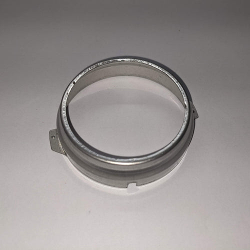 Handcrafted metal retaining ring with a vintage finish designed for secure assembly in electric conversion kits, included in Lamps & Lighting, Emergency Supplies, and Parts and Accessories collections.