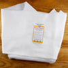 Piece of heavy-duty, tightly woven 100% cotton butter muslin used for draining soft cheeses, shown folded on a wooden surface, ideal for Kitchen & Food and DIY Cheese collections.