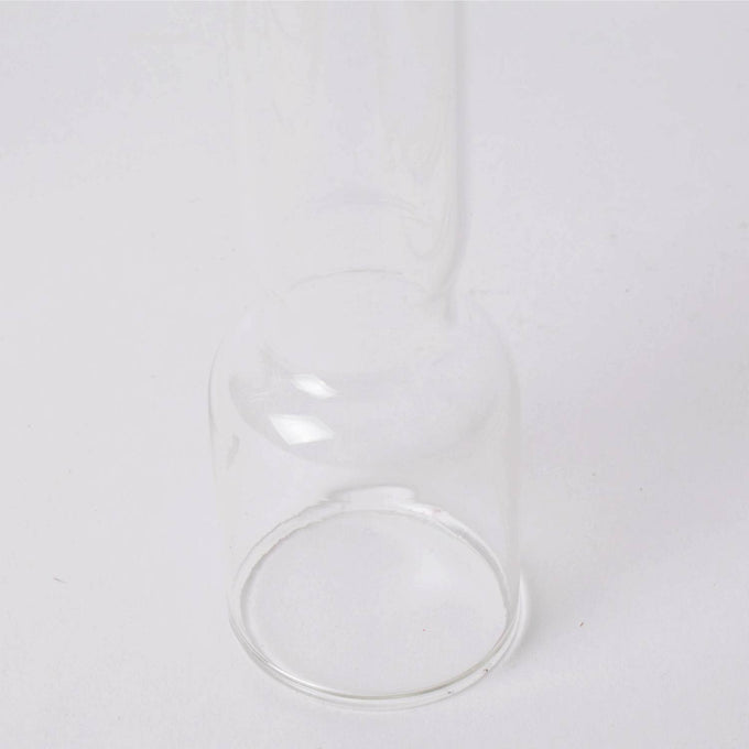 Clear replacement chimney made of heat-resistant glass for oil lamps, featured in Lamps & Lighting, Oil Lamps, Table Lamps, Best Sellers, and Promo Eligible collections.
