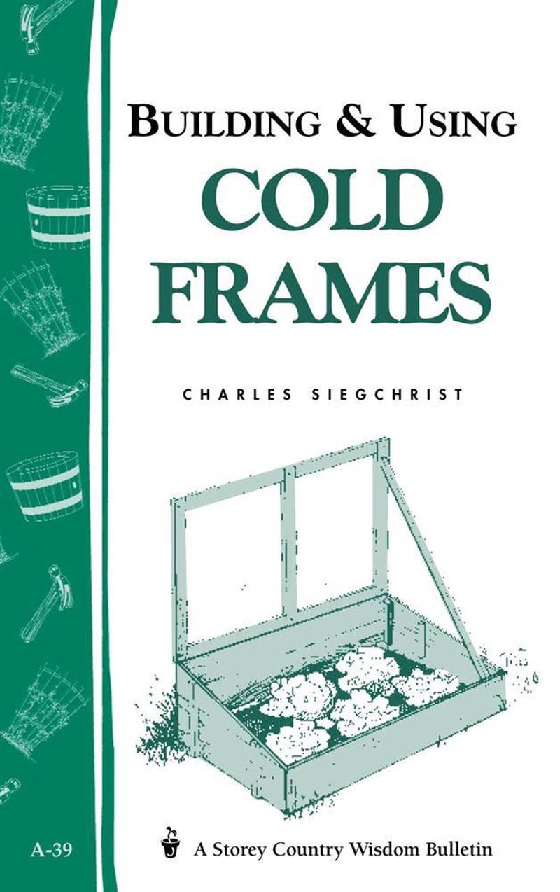Cover of a gardening guide showing a simple cold frame illustration with vegetables inside, suitable for Home and Garden How-To Books, Best Sellers, and Promo Eligible collections.