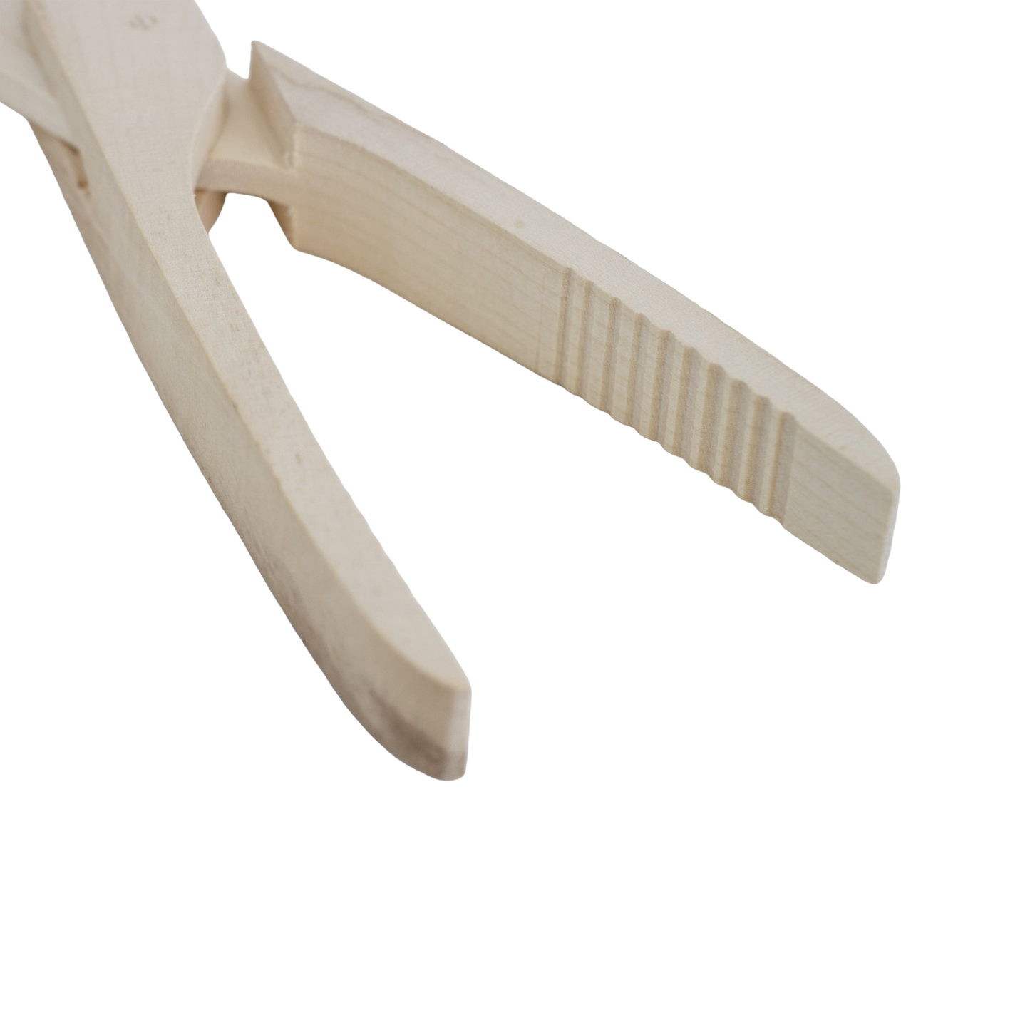 German-Made Maple Scissor Tongs