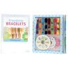Open craft kit box revealing colorful embroidery threads and patterned bracelet design wheels, ideal for creative projects in Toys, Books & Games and Children's Toys collections.