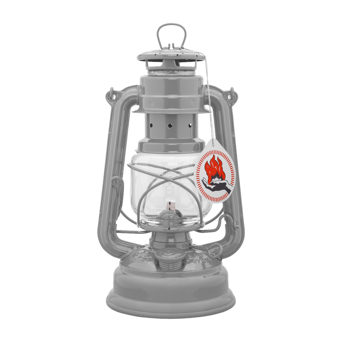 Handcrafted galvanized oil lantern with thermal heat-resistant clear globe, designed for durable use in Lamps & Lighting, Camping, Emergency Supplies, and Outdoor collections.