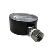 Compact steam gauge with metal fitting and clear dial, suitable for pressure canners, crafted in the USA for Kitchen & Food, Canning Accessories, and Best Sellers collections.