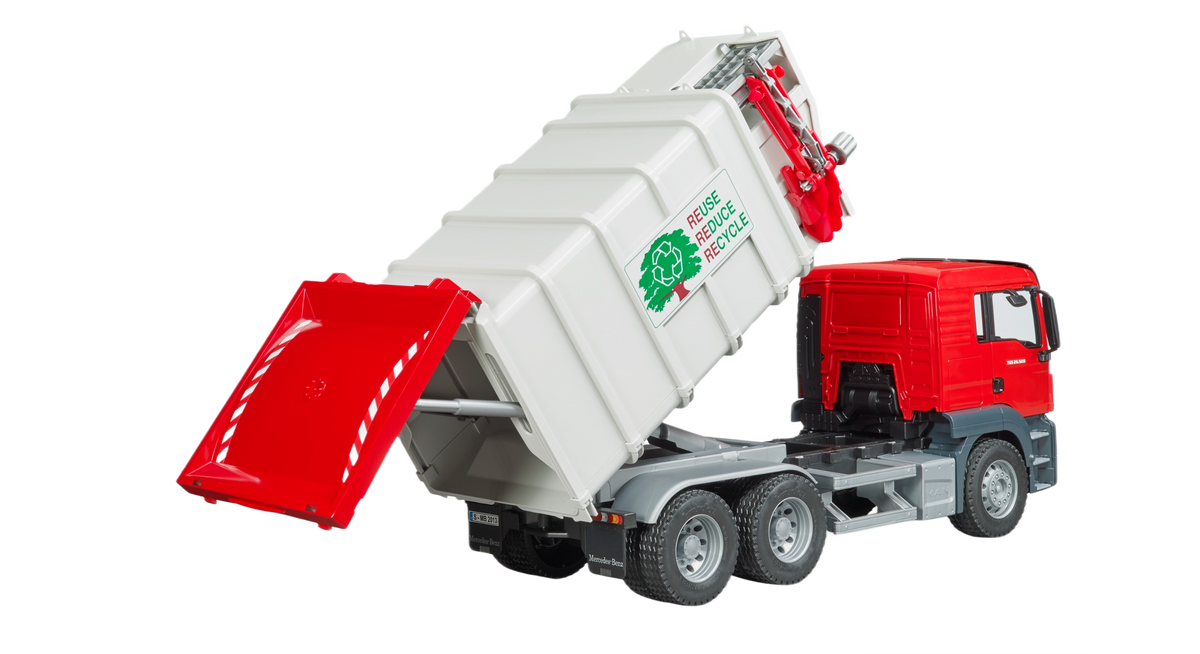 Bruder Toys Man Tgs Side Loading Garbage Truck