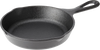 Small handcrafted cast iron skillet with a detailed wolf design, perfect for individual cooking and part of Kitchen & Food, Cookware, Cast Iron, USA Made, and Best Sellers collections.