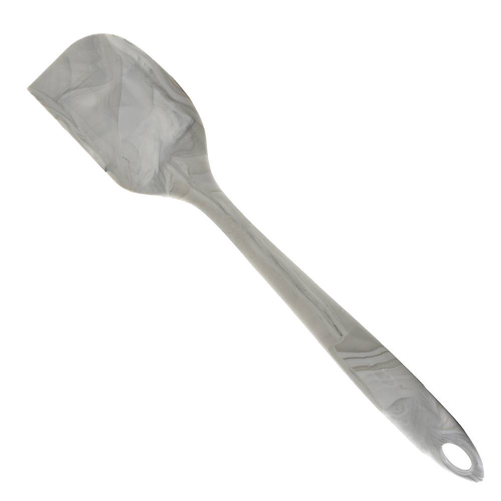 Flexible silicone spatula with a high-heat resistant marble design, ideal for stirring and mixing in Kitchen & Food, Cookware, Baking Supplies, and Kitchen Gadgets collections.