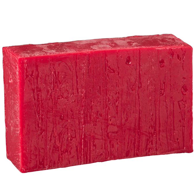 Rectangular block of deep red wax with textured surface, ideal for coating handmade cheeses, featured in Kitchen & Food, Specialty Equipment, DIY Cheese and Yogurt, Best Sellers, Promo Eligible, and Sale collections.