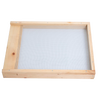 Handcrafted wooden frame with fine mesh screen designed for beekeeping to monitor mites, made in USA by Amish artisans, ideal for Farm, Garden & Tool and Beekeeping Supplies collections.
