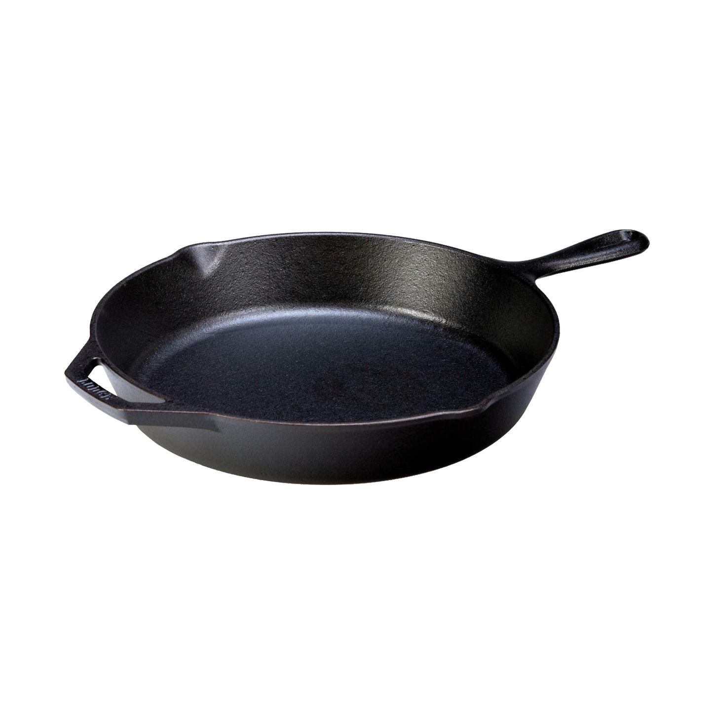 Pre-seasoned cast iron skillet featuring a classic design with durable construction and exceptional heat retention, ideal for Kitchen & Food, Cookware, Cast Iron, Best Sellers, and Promo Eligible collections.