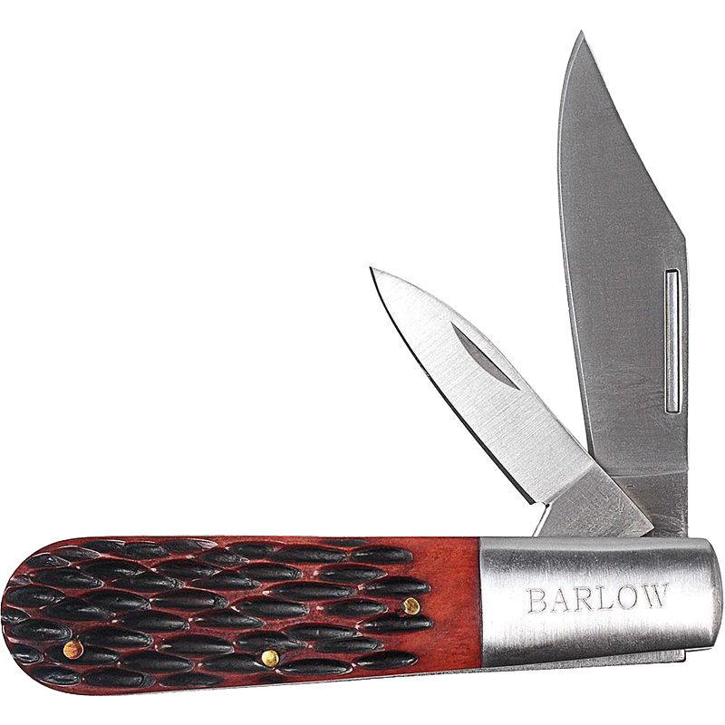 Old-fashioned Barlow pocket knife with two steel blades and a textured bone handle, crafted for everyday use in Farm, Garden & Tool, Hand Tools and Hardware collections.