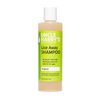 8-ounce bottle of plant-based lice treatment shampoo featuring purifying neem oil, free of harsh chemicals and safe for all ages, ideal for Health & Wellness and Grooming and Personal Hygiene collections.