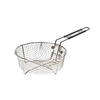 Stainless steel deep fry basket with folding handle designed for use with Lodge Dutch ovens, ideal for Kitchen & Food, Cookware, Cast Iron, Kitchen Gadgets, and Best Sellers collections.