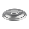 Handcrafted steel reflector shade with a smooth finish, designed for directing light downward and reducing glare for lanterns, featured in Lamps & Lighting and Emergency Supplies collections.