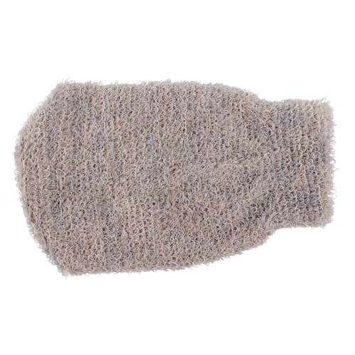 Handcrafted soft exfoliating massage glove made from a horsehair and cotton blend, designed for gentle skin stimulation and circulation in Health & Wellness, Grooming, and Best Sellers collections.