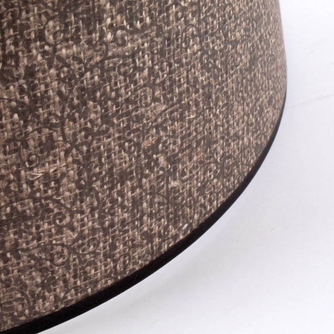 Close-up of a handcrafted parchment lamp shade in natural parchment tones with detailed texture, part of Lamps & Lighting, Parts and Accessories, Lamp Shades, and Best Sellers collections.