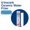 Replacement Ultracarb ceramic water filter element for Doulton countertop and undersink systems, offering sustainable clean water, featured in Appliances, Emergency Supplies, Water Heating and Treatment, Best Sellers, and Promo Eligible collections.