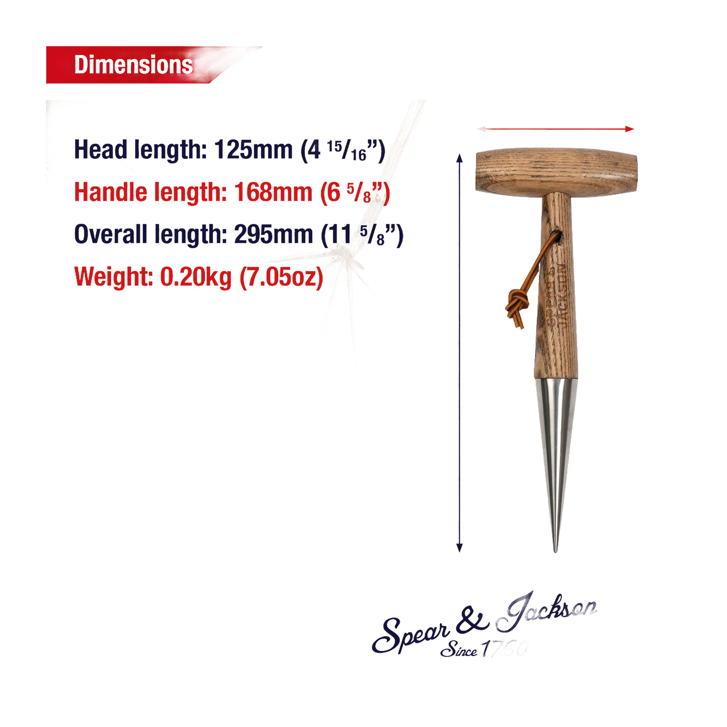 Stainless dibber planting tool with a mirror-polished metal tip and smooth wooden T-handle, designed for quick soil hole creation in Farm, Garden & Tool and Seeds and Planting collections.