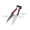 Topiary shears with lightweight soft-feel handles and high carbon steel blades, designed for precise trimming and training of shrubs and bushes; ideal for Farm, Garden & Tool and Lawncare collections.