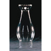 Clear glass oil lamp chimney with a crimped top and 2-inch base, designed for Lamps & Lighting, Parts and Accessories, Chimneys and Globes, featured in Best Sellers and Promo Eligible collections.